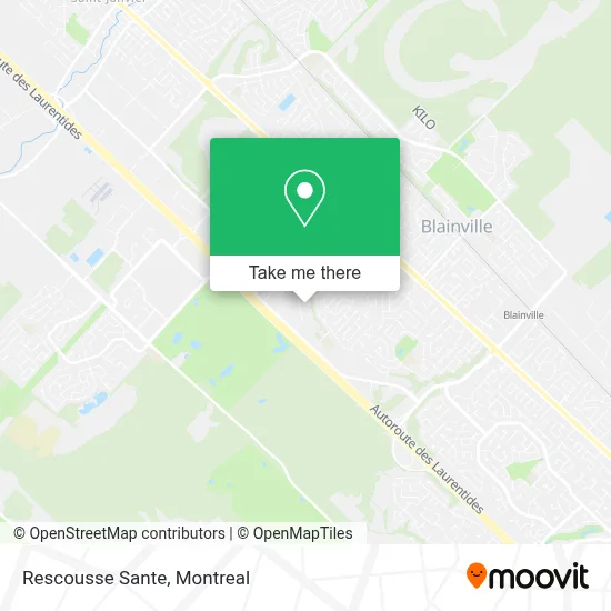 Rescousse Sante map
