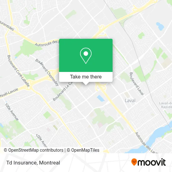 Td Insurance map