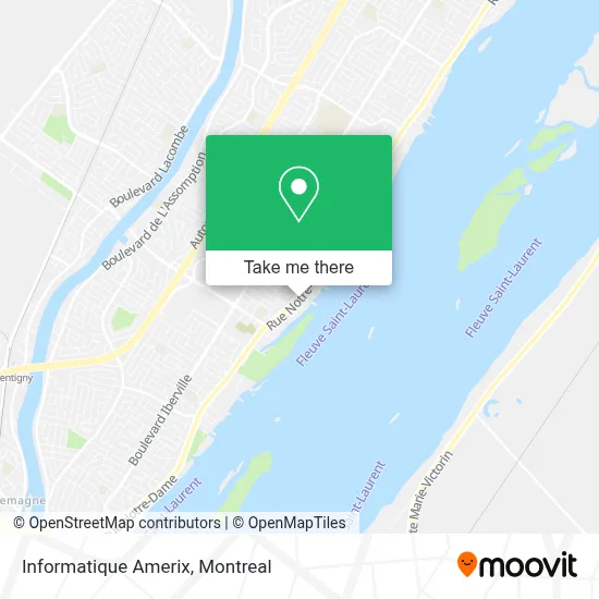 Informatique Amerix map