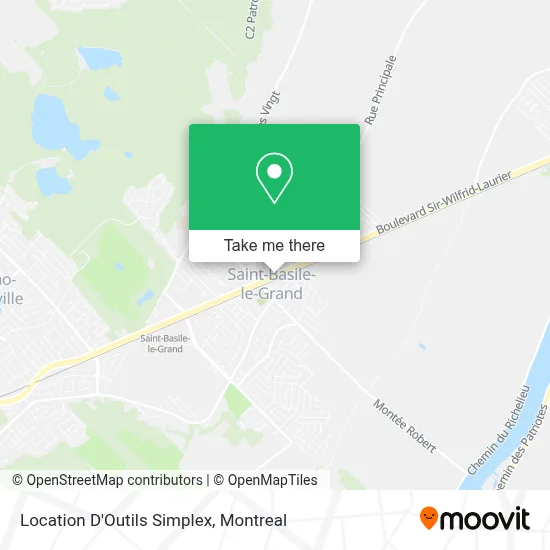 Location D'Outils Simplex map
