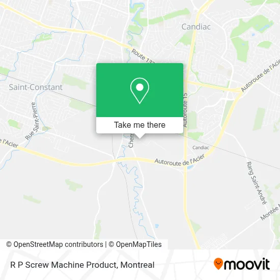 R P Screw Machine Product map