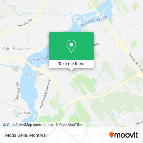 Moda Bella map