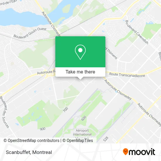 Scanbuffet map