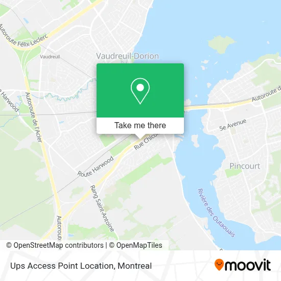 Ups Access Point Location map