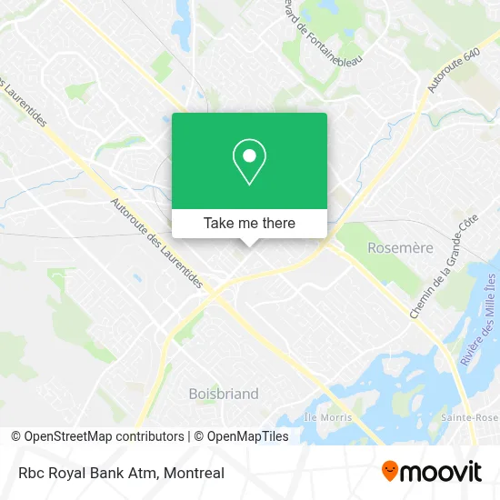 Rbc Royal Bank Atm map