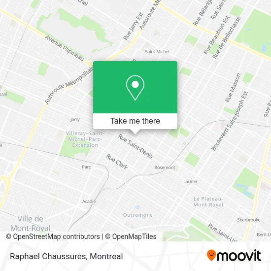 Raphael Chaussures map