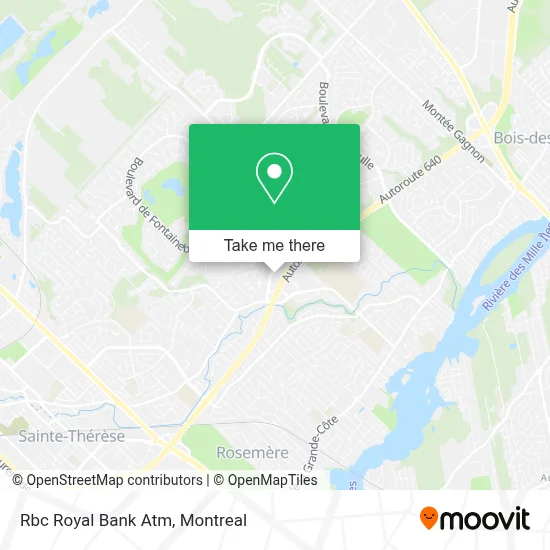Rbc Royal Bank Atm map