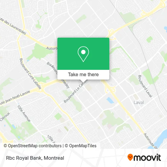 Rbc Royal Bank map