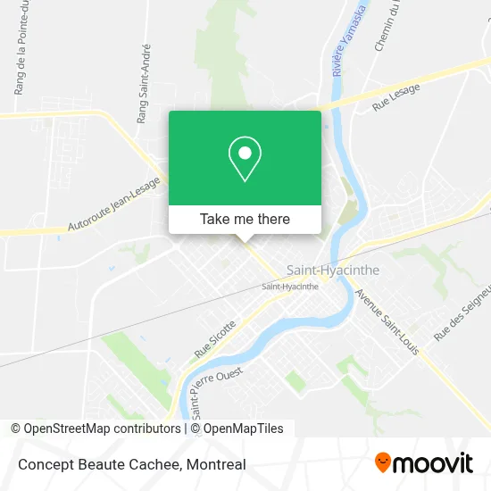 Concept Beaute Cachee map