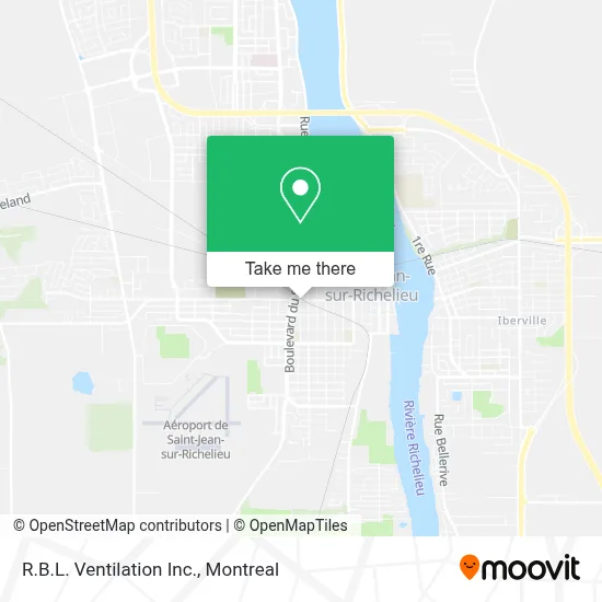 R.B.L. Ventilation Inc. map