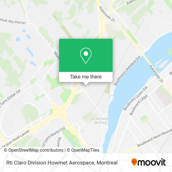 Rti Claro Division Howmet Aerospace map