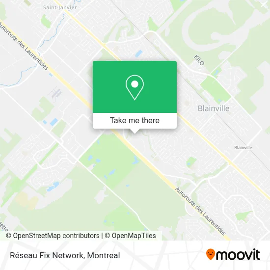 Réseau Fix Network map
