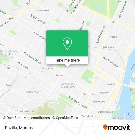 Razilia map