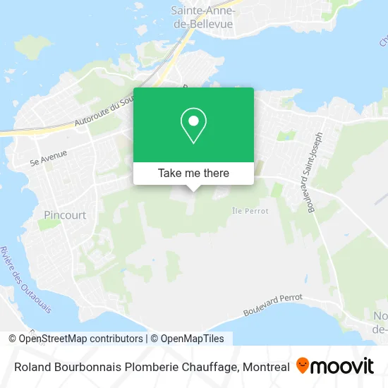 Roland Bourbonnais Plomberie Chauffage map