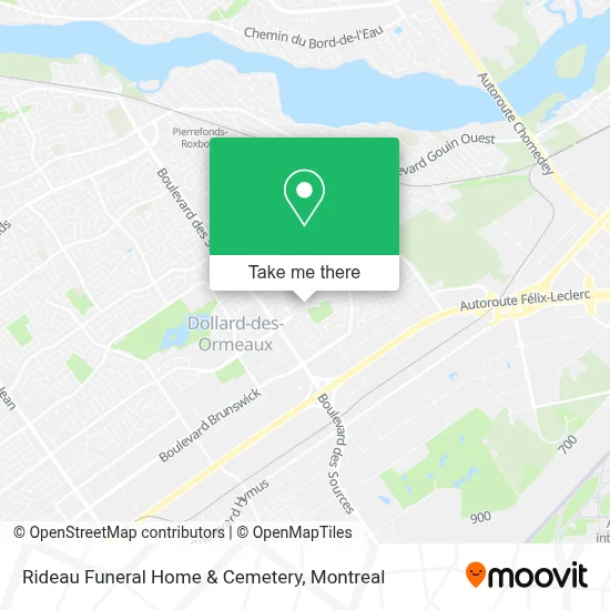 Rideau Funeral Home & Cemetery map
