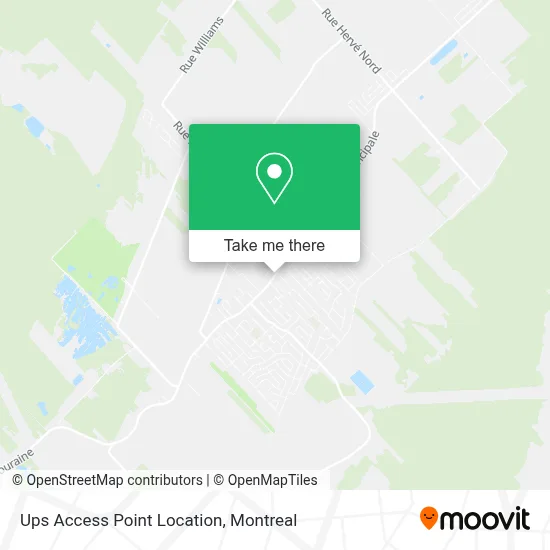 Ups Access Point Location map
