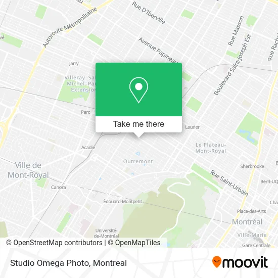 Studio Omega Photo map