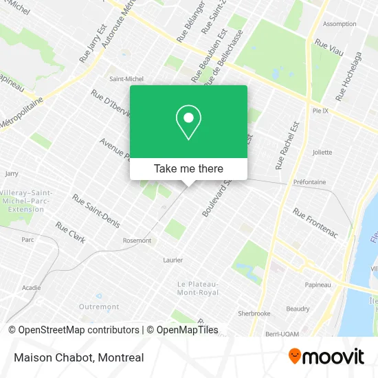 Maison Chabot map