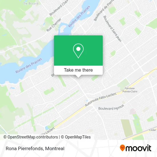 Rona Pierrefonds map