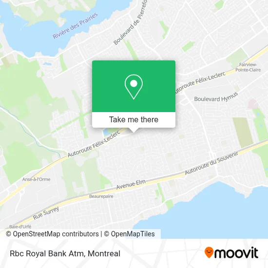 Rbc Royal Bank Atm map