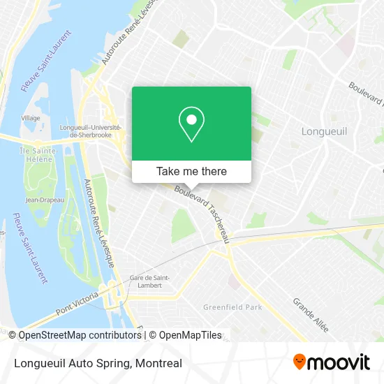 Longueuil Auto Spring map