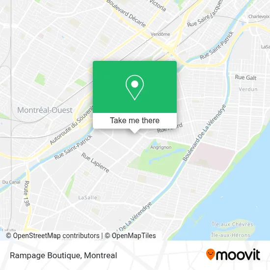 Rampage Boutique map