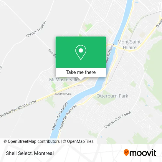 Shell Select map