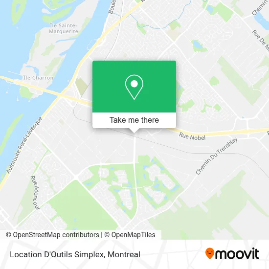 Location D'Outils Simplex map