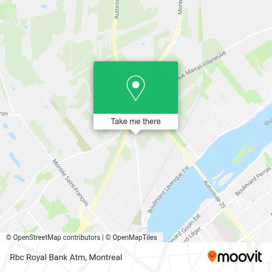 Rbc Royal Bank Atm map