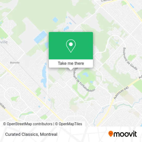 Curated Classics map