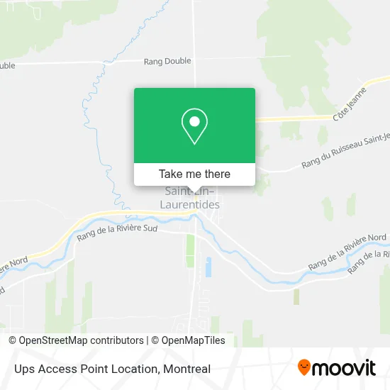 Ups Access Point Location map
