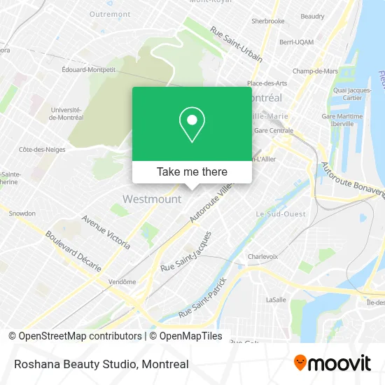 Roshana Beauty Studio map