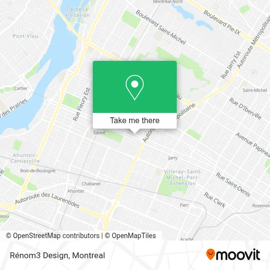 Rénom3 Design map