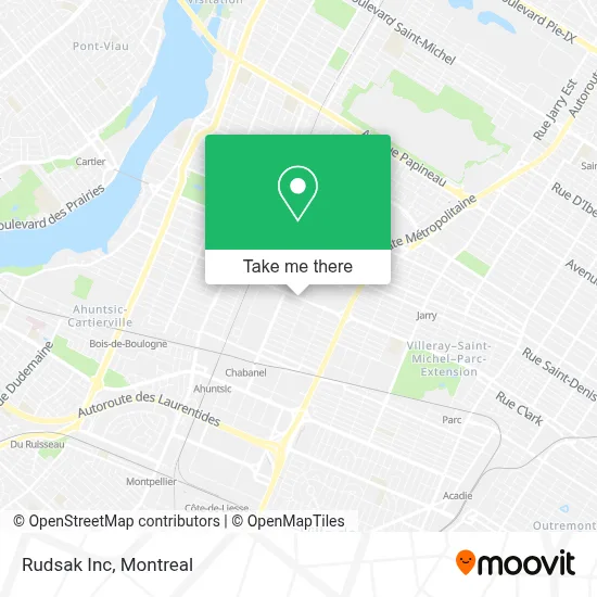 Rudsak Inc map