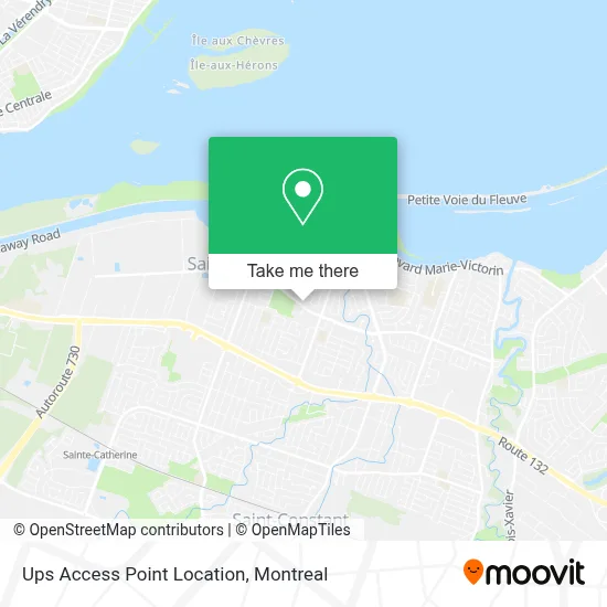 Ups Access Point Location map