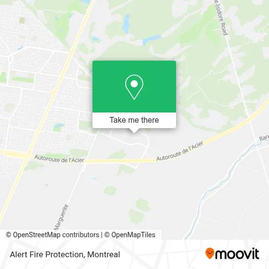 Alert Fire Protection map