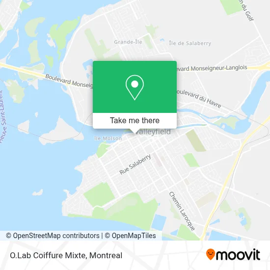 O.Lab Coiffure Mixte map