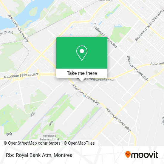 Rbc Royal Bank Atm map