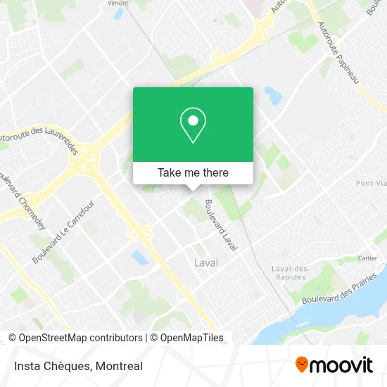 Insta Chèques map