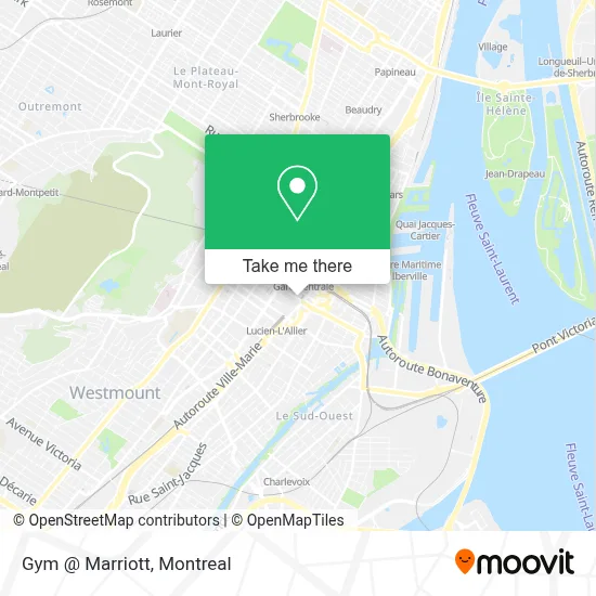 Gym @ Marriott map