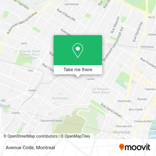 Avenue Code map