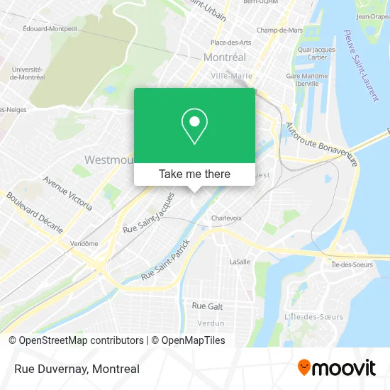 Rue Duvernay map