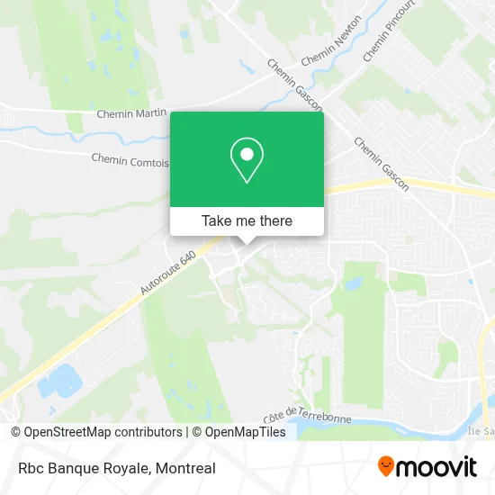 Rbc Banque Royale map