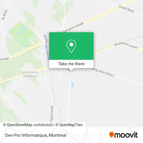Dev-Pro Informatique map
