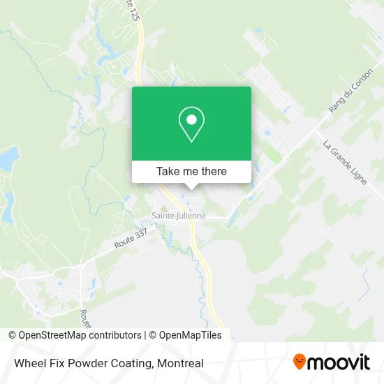 Wheel Fix Powder Coating map