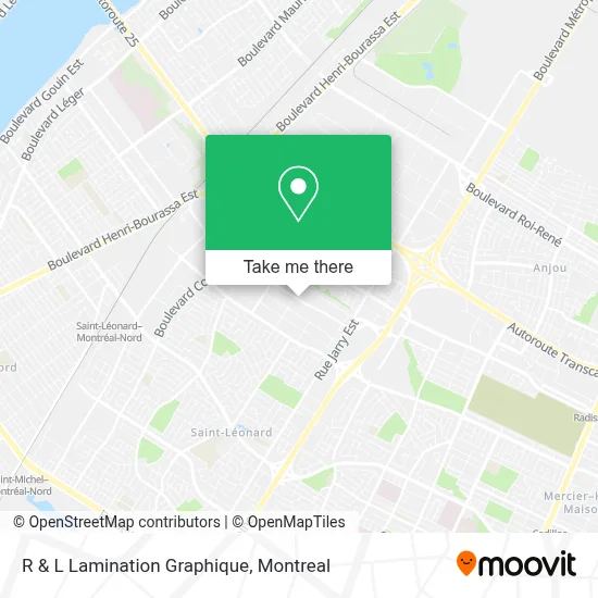 R & L Lamination Graphique map