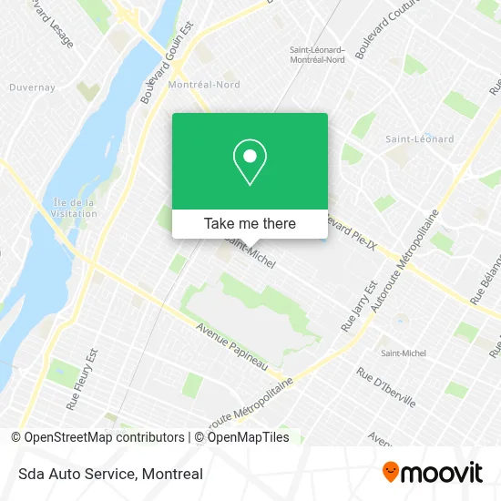 Sda Auto Service map