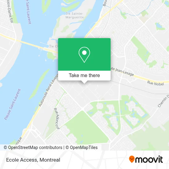 Ecole Access map