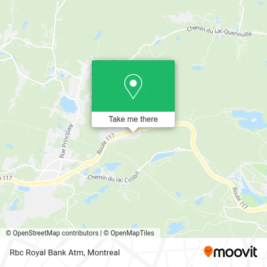 Rbc Royal Bank Atm map