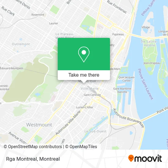 Rga Montreal map